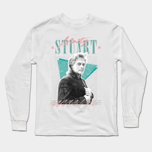 Marty Stuart / Retro Country Fan Art Design Long Sleeve T-Shirt